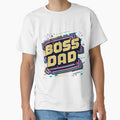 Boss Dad Retro Video Game Cover: Pixel Art Edition Father's Day Gift by HahaHandlesHub