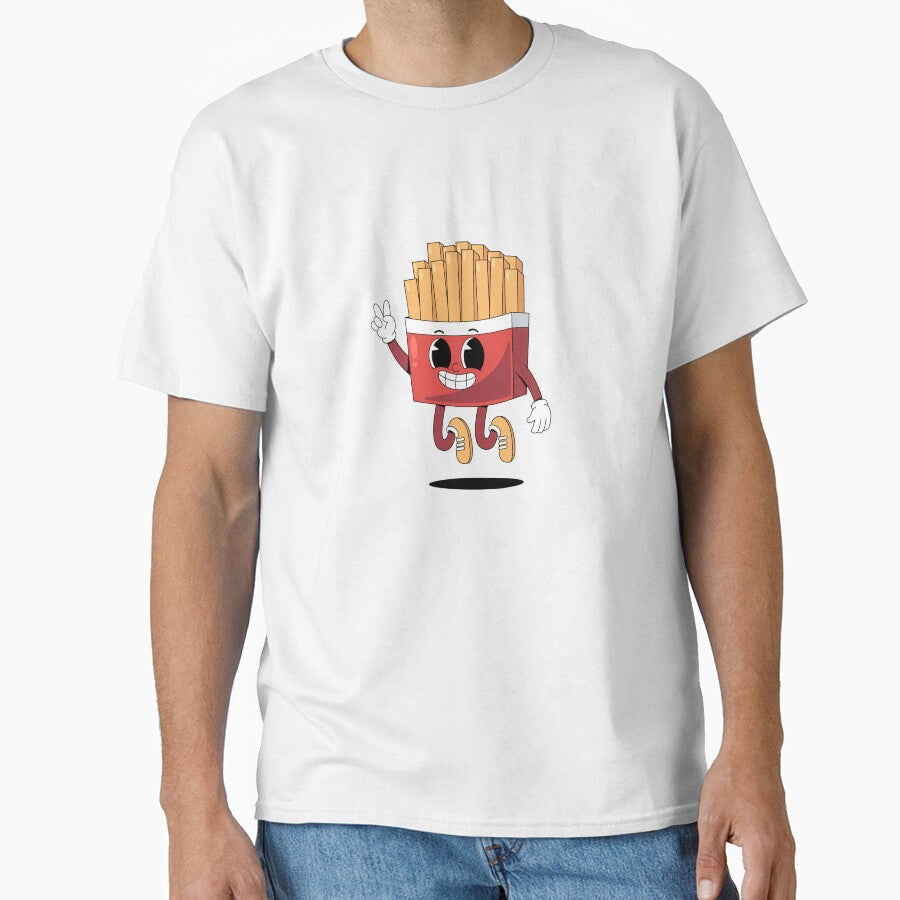 Cute Retro French Fries Mascot by RiderSpoon