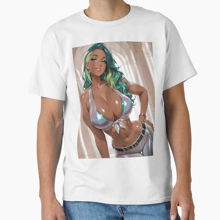 VERDANT: Emerald Anime Waifu Summer Aesthetic Green Hair by BorgSpareParts