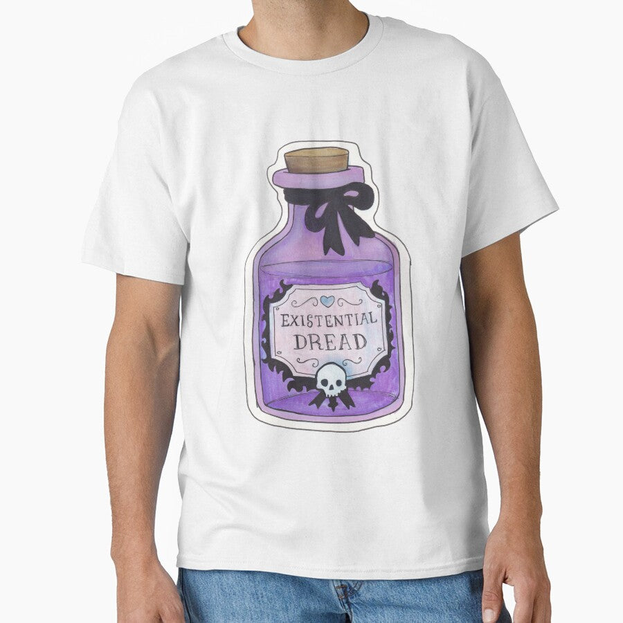 Existential Dread Potion Bottle — Pastel Goth Funny Creepy Cute Art by Darkfully-Done