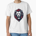 Gaming Lion Sticker with Headset by Kavya Art