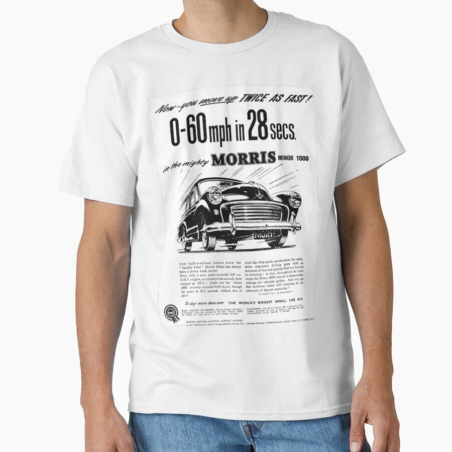 Morris Minor classic car advert, 1957 by Random Railways