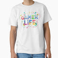 Colorful Gamer Life Graphic Design by Cloud-Riders