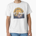 Every day's a bonus - retro 70s mountain sunrise for adventures by BonusClothingCo