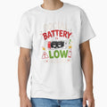 Social Battery Low 1% Funny Introvert Shirt, Do Not Disturb Tee, Anti Social Humor T-Shirt, Leave Me Alone Graphic Tee by thebestoffer