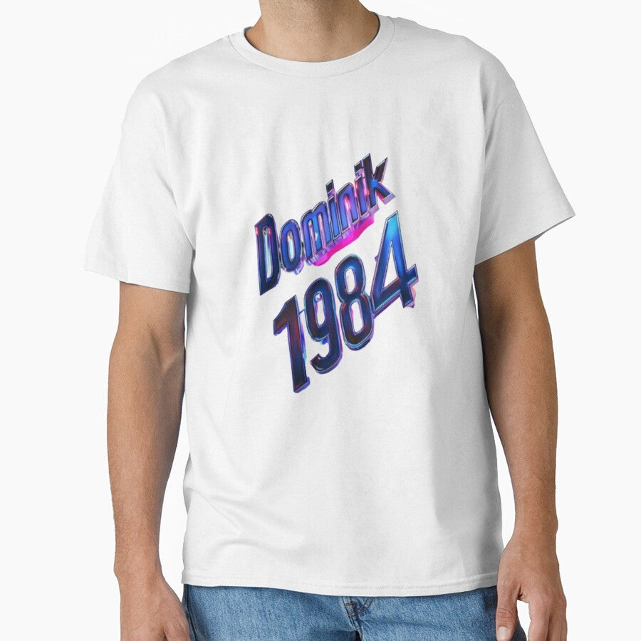 Dominik 1984 – Neon Noir Chrome by AlexLineArt