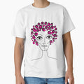 Pink Curly Lady Digital by ZoJovArt