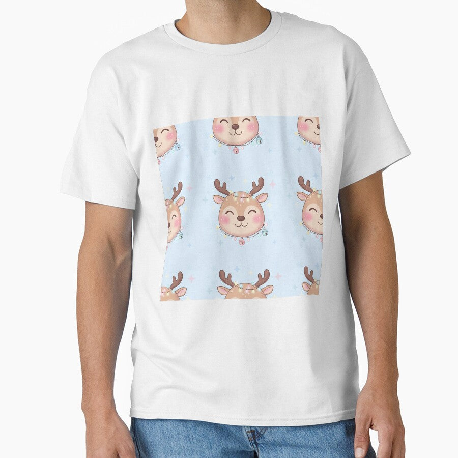 Cute reindeer seamless pattern by Meemaart