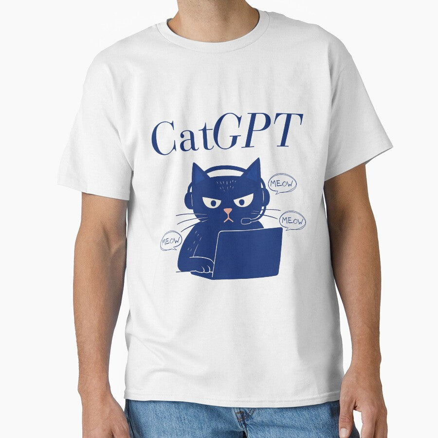 CatGPT – Funny Cat AI Meme for Tech Nerds and Developers by Honominu