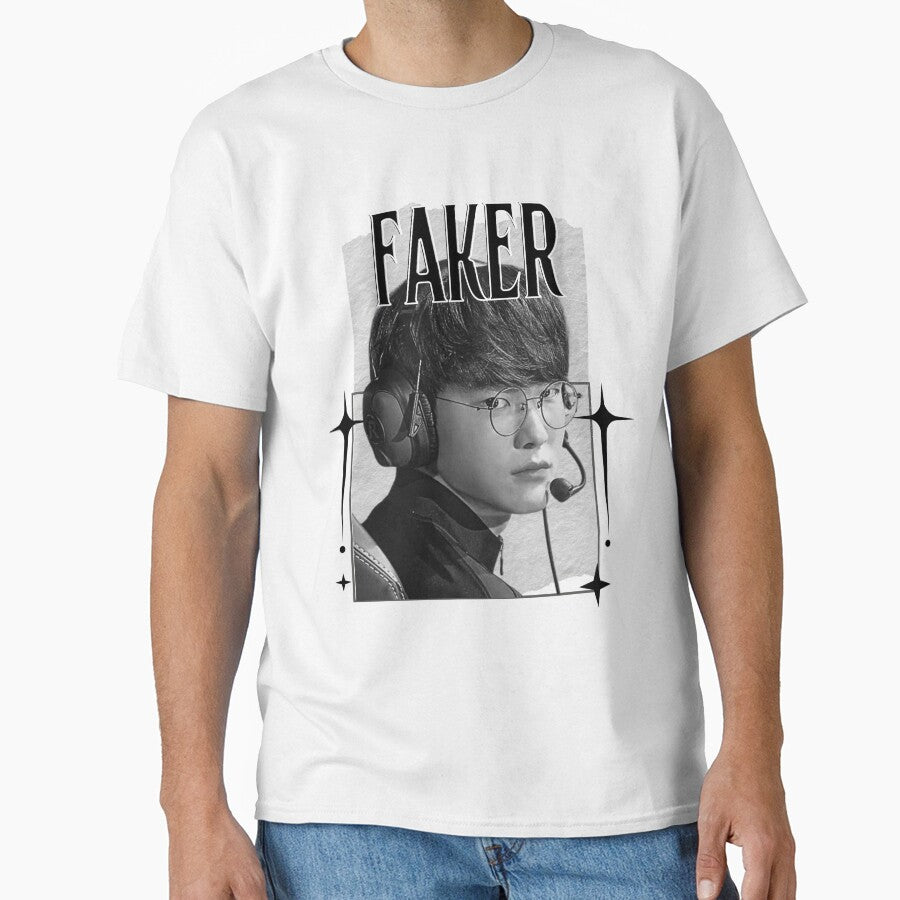 Faker Legendary Korean Pro Gamer Portrait esports legend, professional gamer by HELL0WBELLO