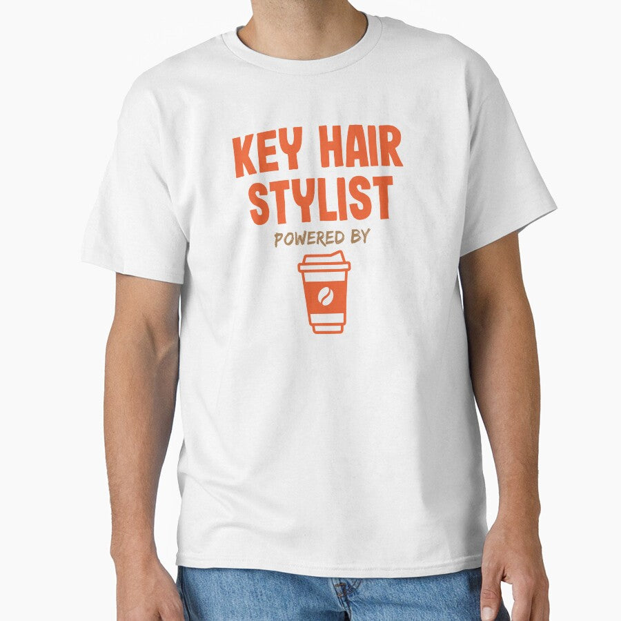 Key Hair Stylist Powered by Coffee by NermilioDesigns