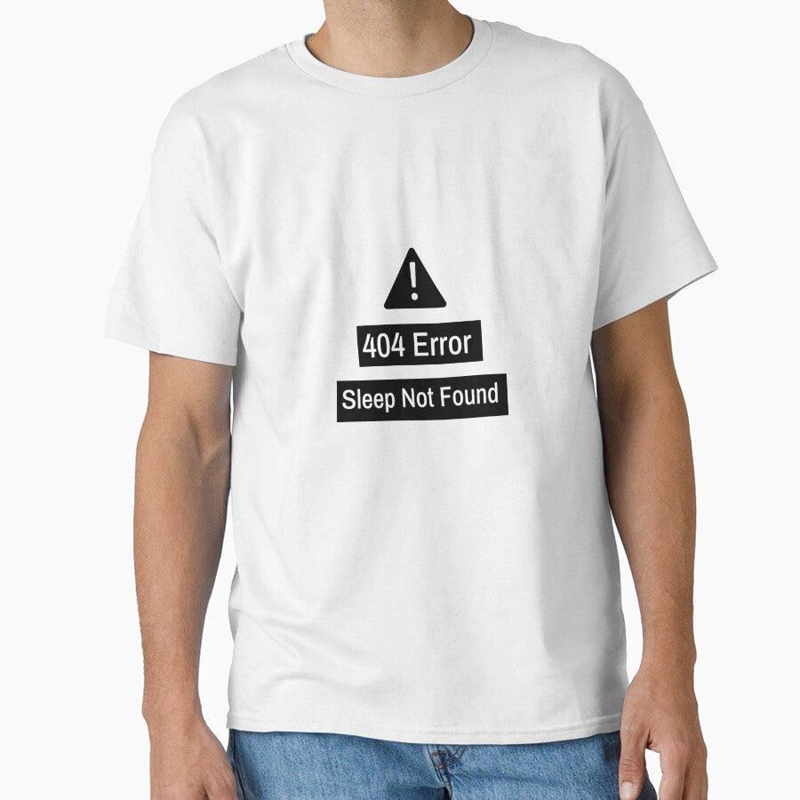 Funny 404 Error Sleep Not Found Coding Design for Programmers and Tech Geeks by Ani-24