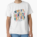 World's Okayest Vet Tech Veterinary Technician Animal Care Professional Gift by JonesFlora2025