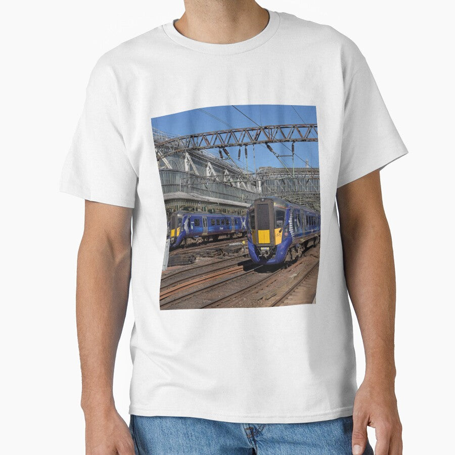 Scotrail Class 380 trains at Glasgow Central Station by Random Railways