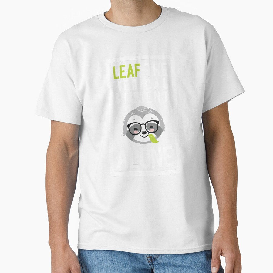 Funny Medical Student Pun - Leaf me Alone - Gifts for Medical Students by betternotes
