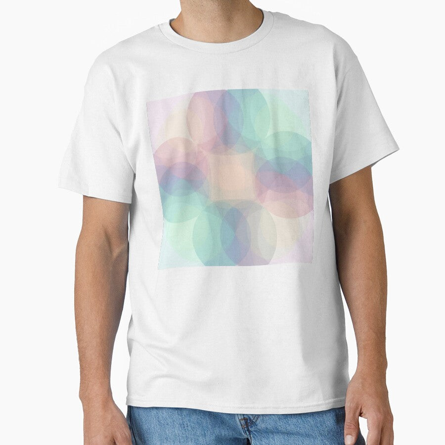 Soft Pastel Overlapping Circles Pattern by Owcomm