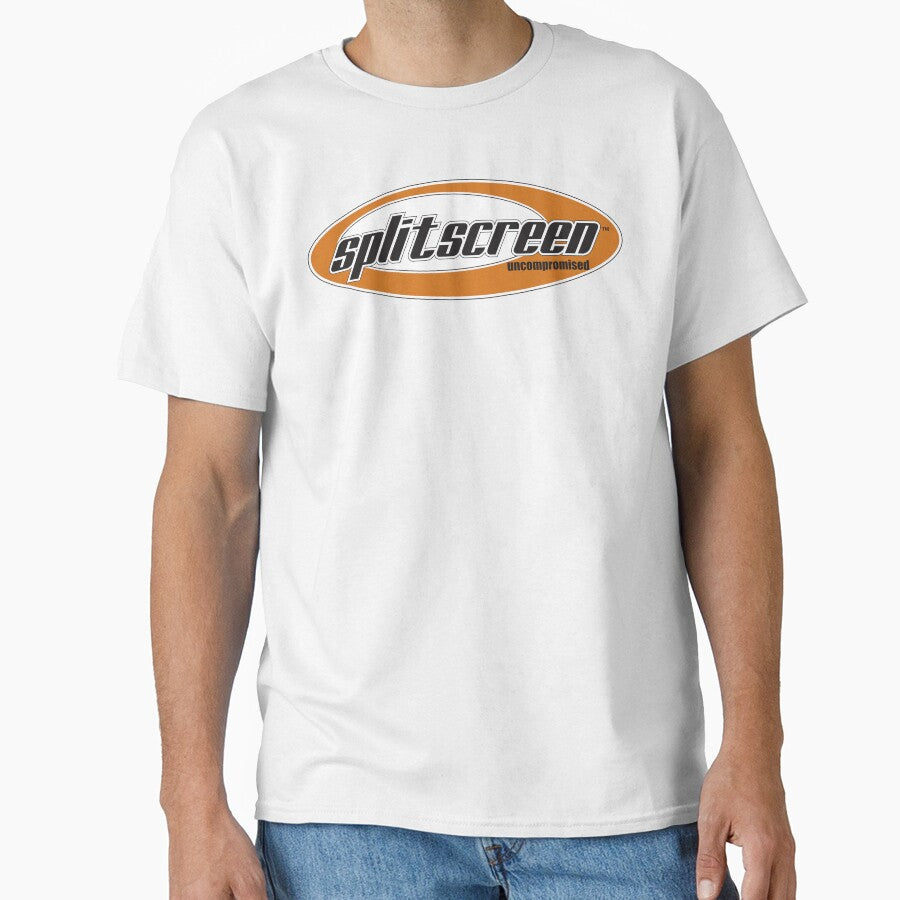 Splitscreen logo orange by dembonesart