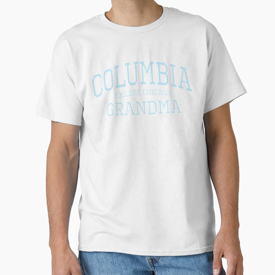Columbia College Chicago Grandparent Grandma High Quality Print (Blue) by blomdel