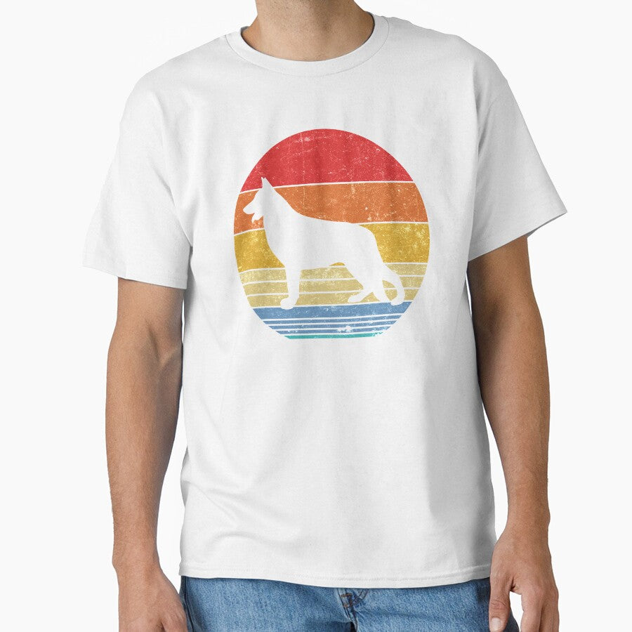 German Shepherd Dog Retro by playloud
