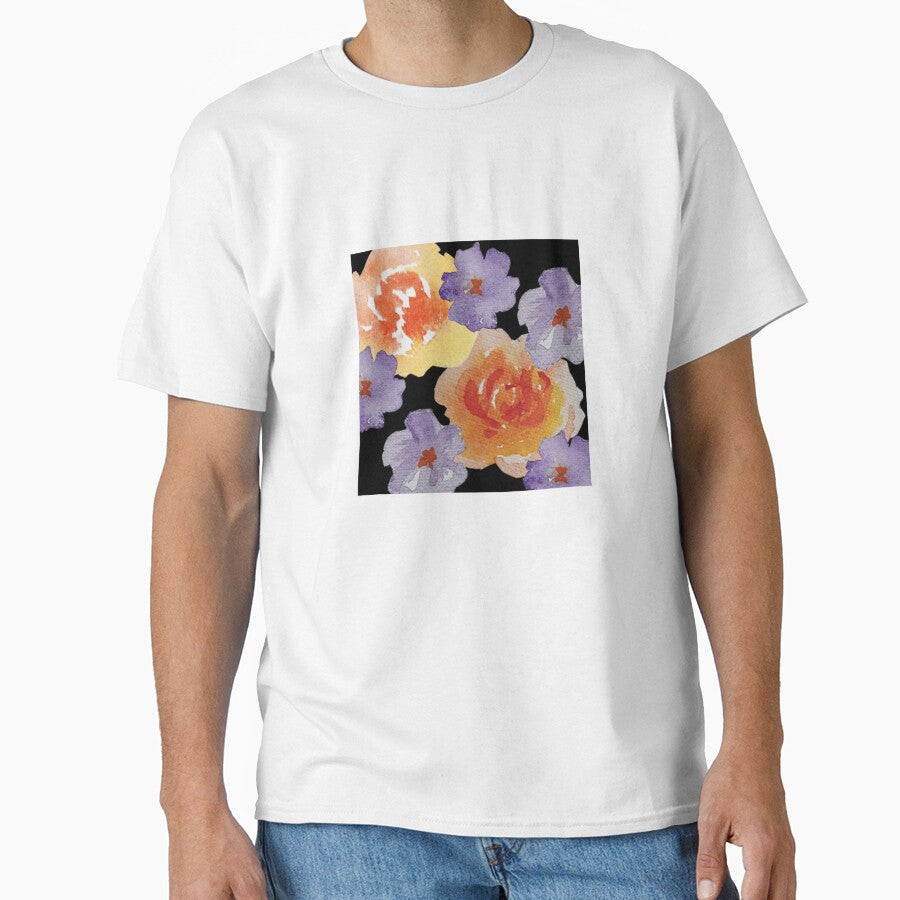 Oversized watercoloured florals by PURPLEbliss