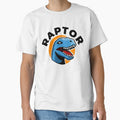 Raptor cartoon by dhridjie