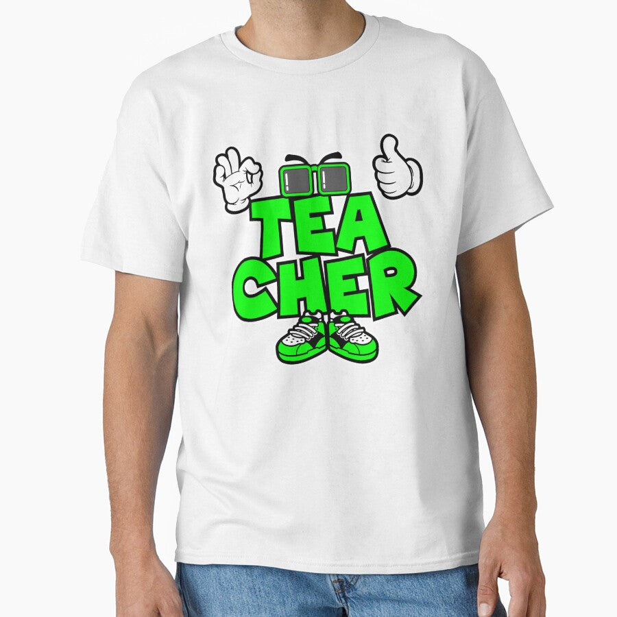 Teacher - PROFESSIONS design Character Bold Retro by NFTWords