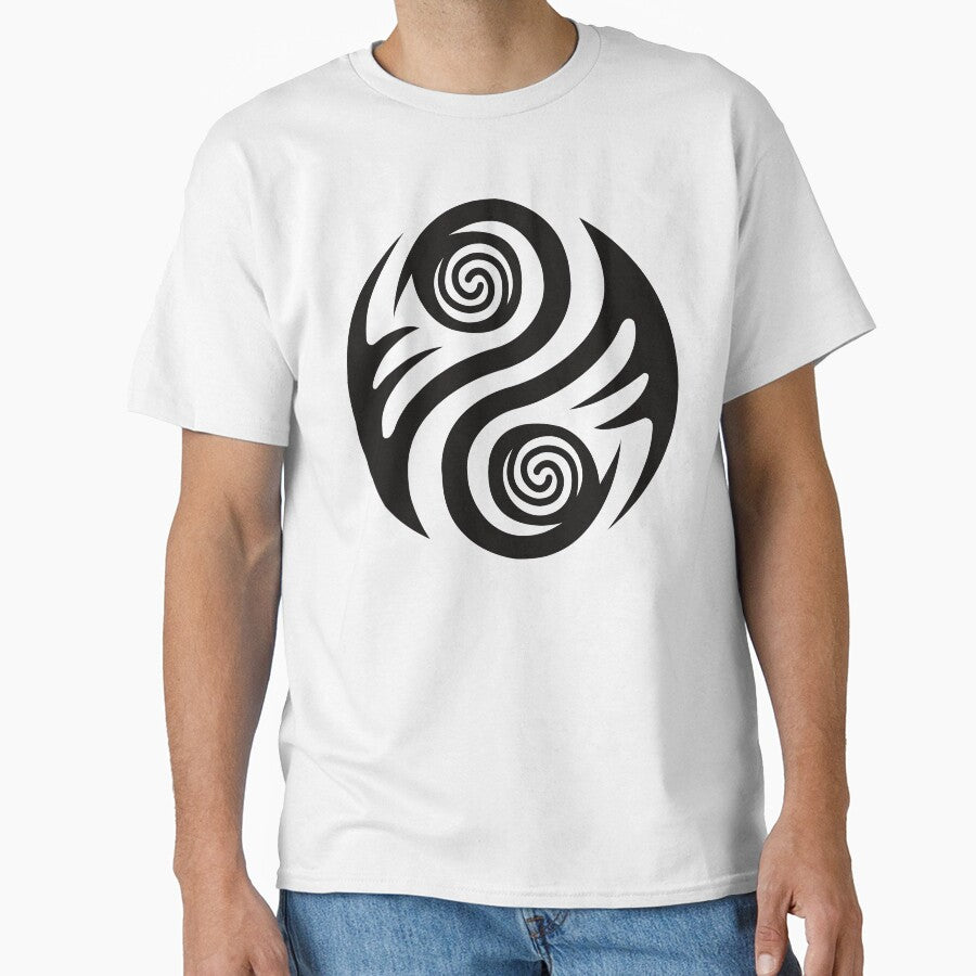 Retro Abstract Circle Pattern Digital Art by createdbycam