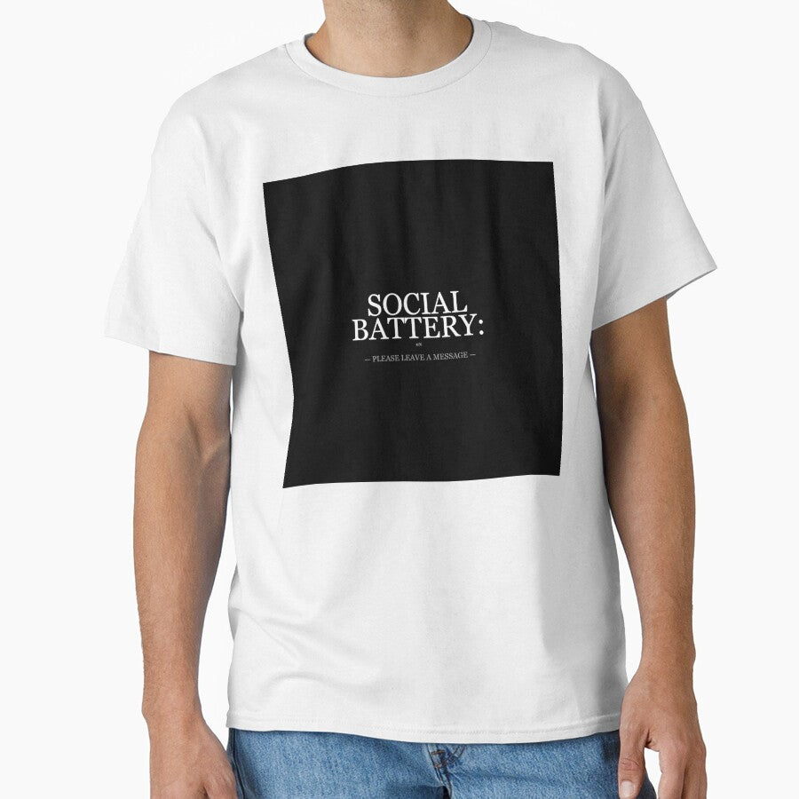 Social Battery Zero Percent by LowKesDesigns