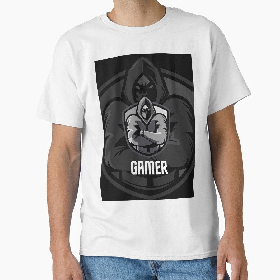 Gamer Black And White Design by derendesign