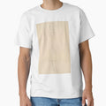 Standing Girl in Coat Study for the Portrait Mäda Primavesi by Gustav Klimt: Minimalist Line Art Poster by artofuniverse
