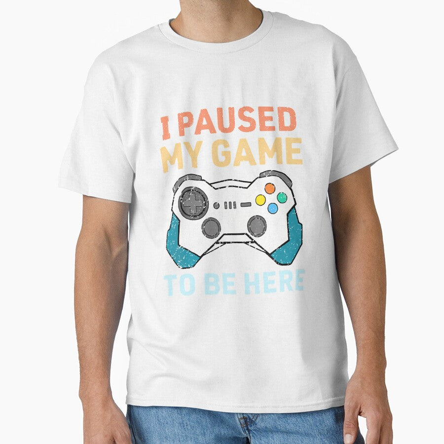 I Paused My Game To Be Here Gamer Gaming Controller by scottsurswab