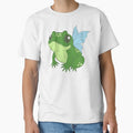 Cute fairy frog - a green toad with butterfly fae wings by EmeraldeaArt
