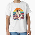 Vintage Sunburst Frog Design – Born to Be Puerto Rican Retro-Inspired Graphic Art by marvinismyname