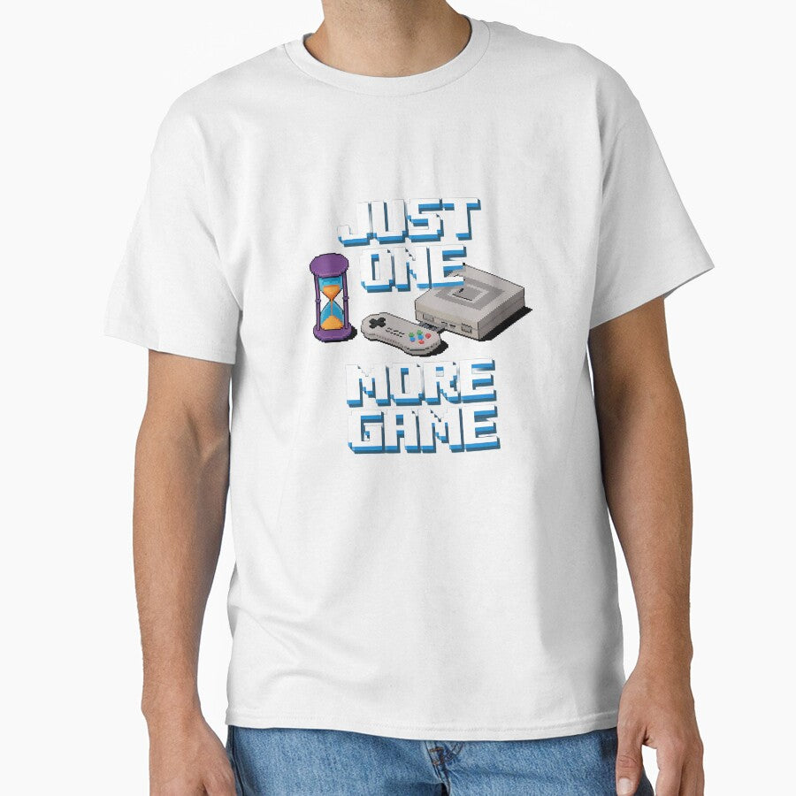 Just One More Game Gaming Quote for Hardcore Gamers and Fans by Evolved Ape