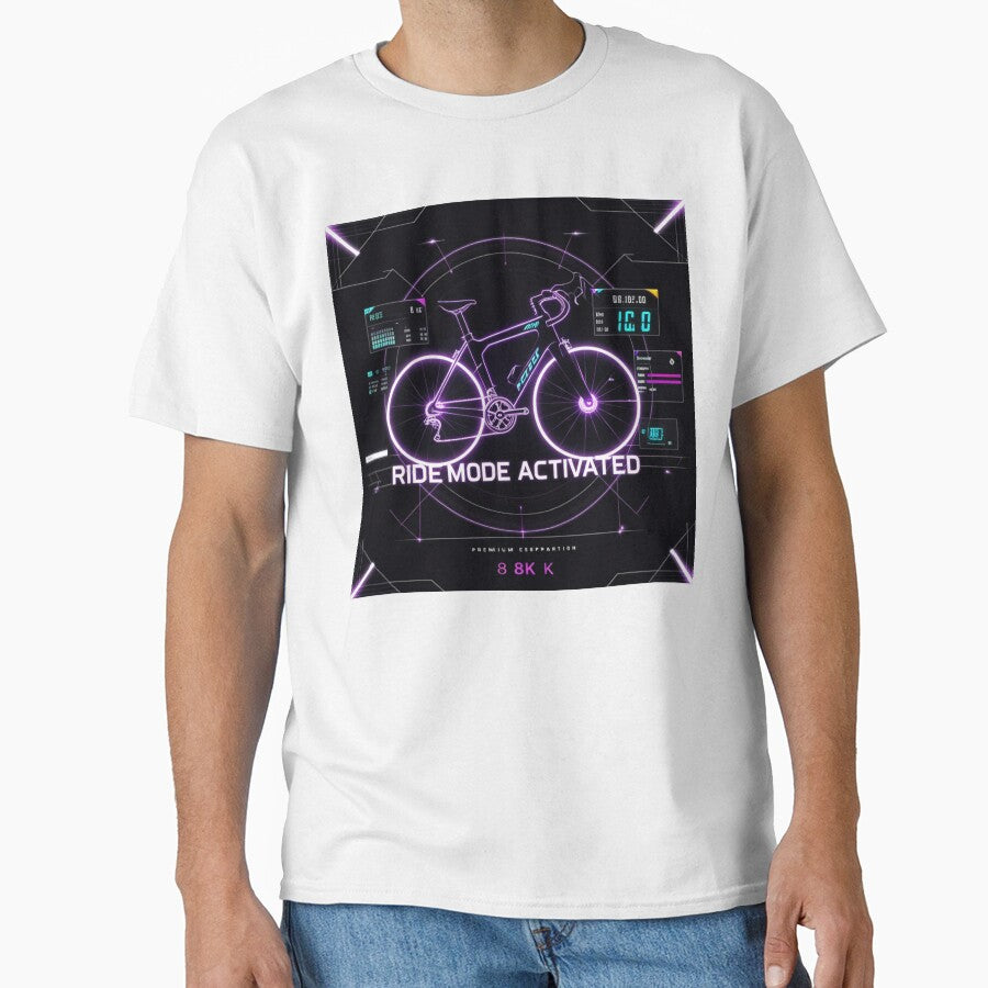 Ride Mode Activated | Cycling Typography | Futuristic Bike Streetwear | Ctrlr Sports Mode by Ctrlr
