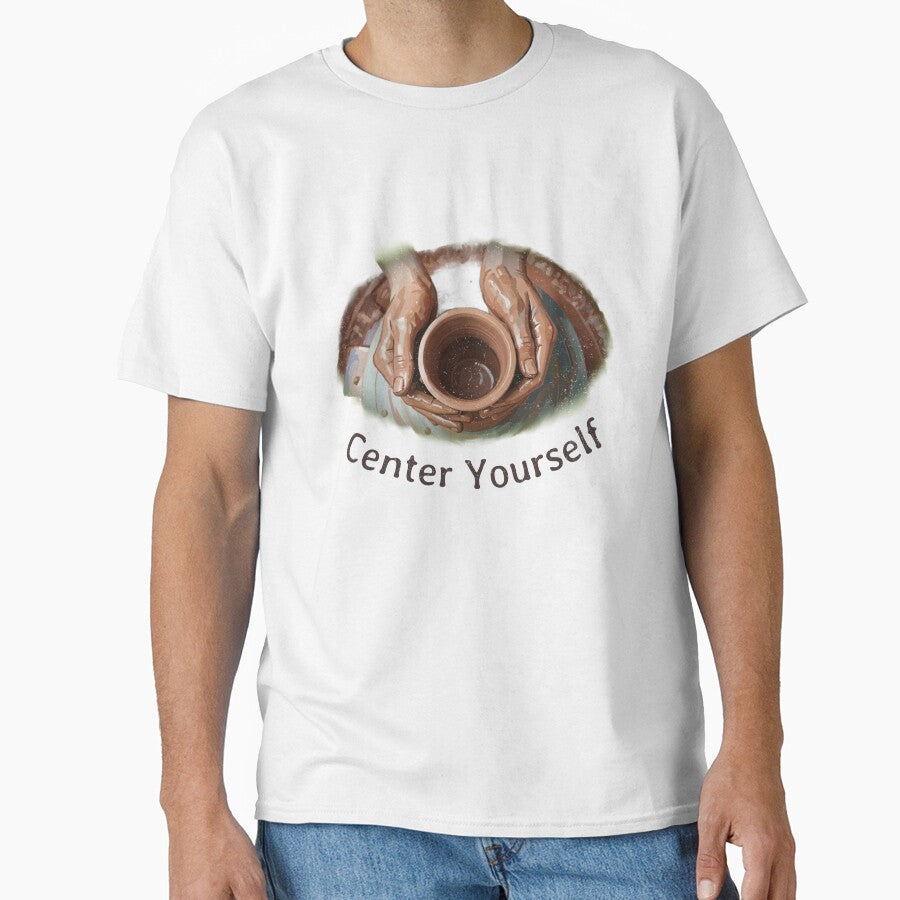 Center Yourself Ceramic Pottery Lovers by Sword In The Sand