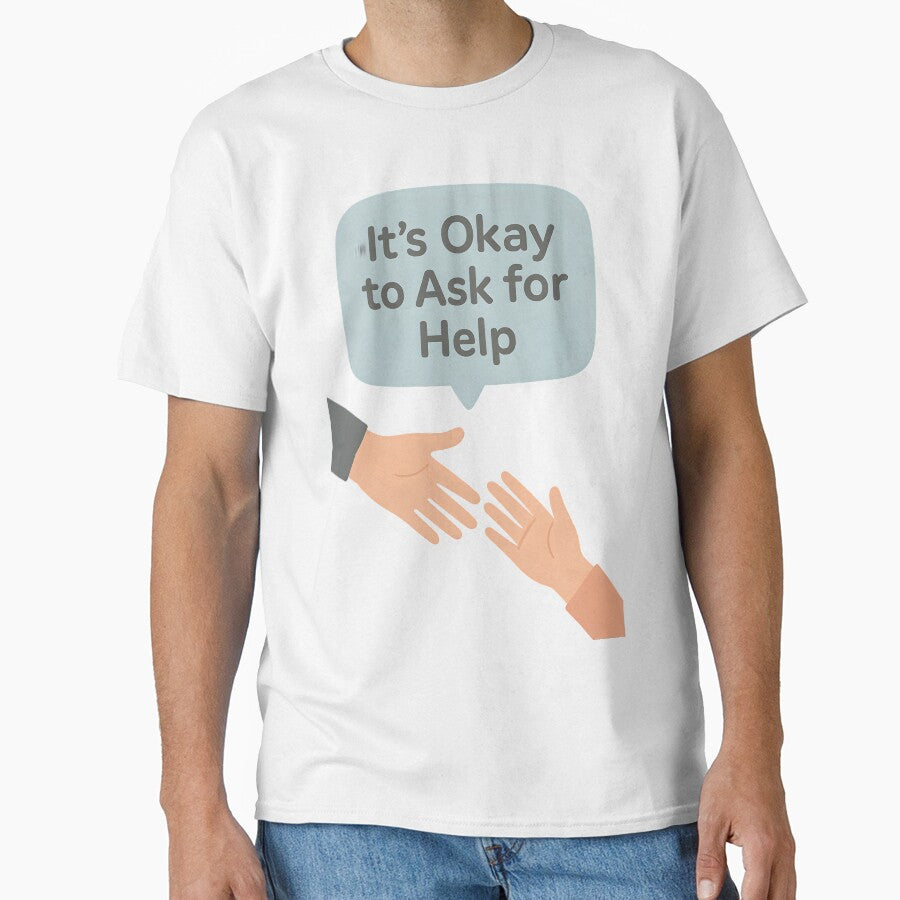 mental health therapist It’s Okay to Ask for Help by Uglyandcute