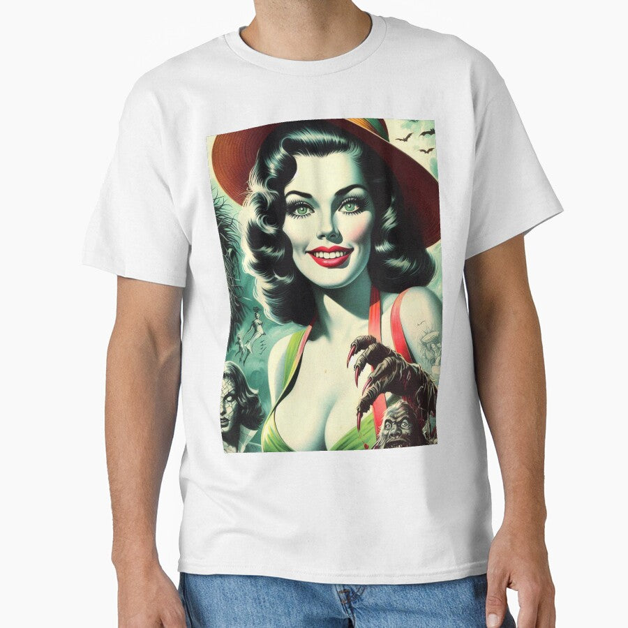 Vintage Halloween Girl by PulpVintage