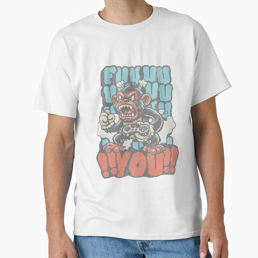 Fuuuu You – Angry Gamer Monkey Funny Gaming Rage by Proto Lab Studio