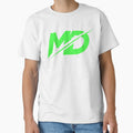 MD Initials Minimalist Streetwear Logo by MilosRad