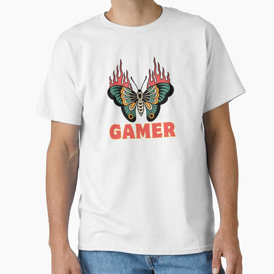 Butterfly Gamer – Cute Gaming Aesthetic by Rasheedaholik