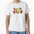 Strawberry Kiwi Pattern - White by Kelly  Gilleran
