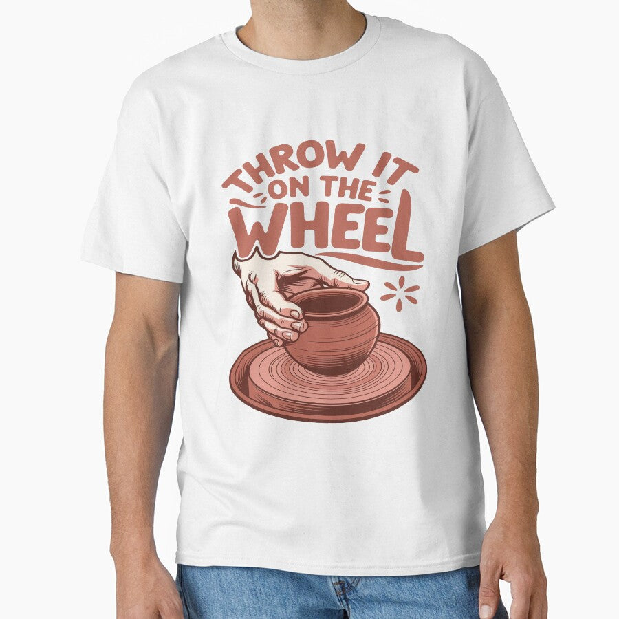 Throw It on the Wheel Pottery Art Clay Craft Design by InkredibleZ