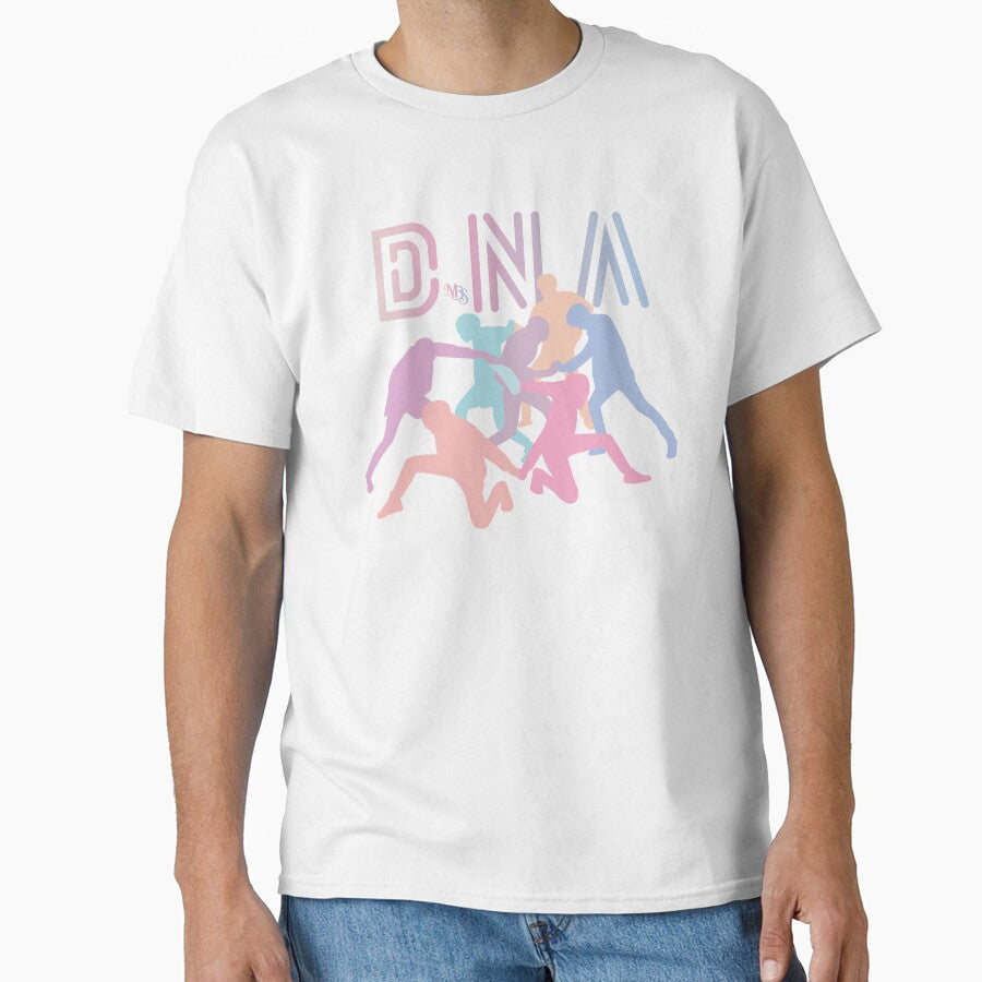 Silhouette design inspired by the group "BTS" in the DNA era by mbs-desing