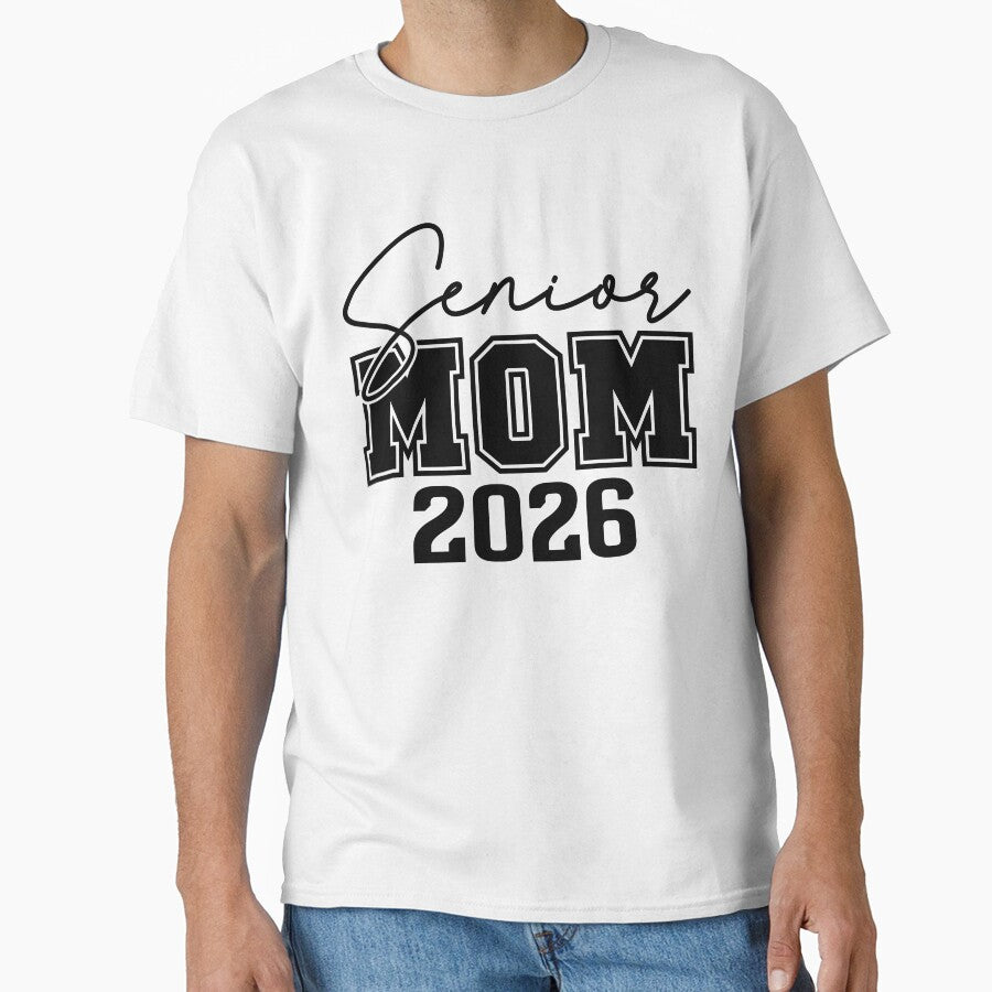 Gift for Proud Mom High School Senior T-shirt classique by PrintMod