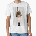 Fashion - Woman in Brown Bomber Jacket Mini Skirt Combat Boots Anime Variant 3 by AnimeShin
