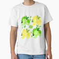 Cute retro Lemons and limes, citrus pattern by hollycooper