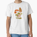 Mushroom Forest on Cream White by latheandquill