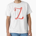 Floral Initial monogram Z by Creative-draw