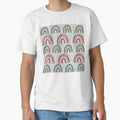 Boho Rainbow Pattern - Earthy Tones Modern Abstract Art by  Boho Vibes Studio
